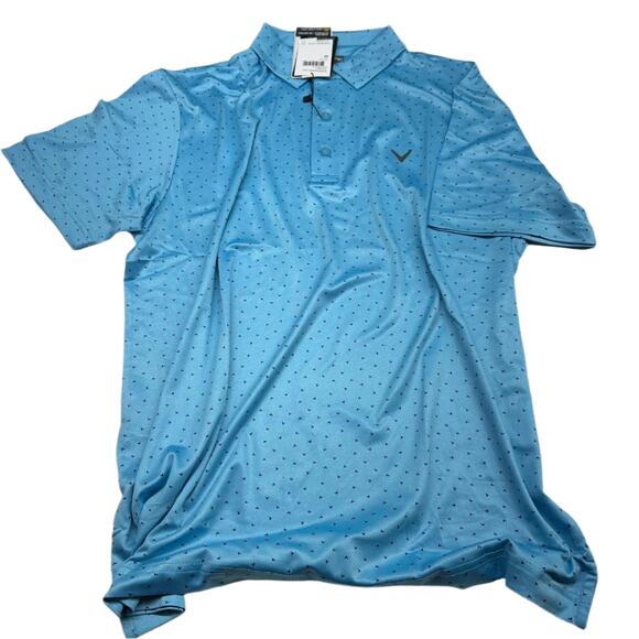 Callaway Opti-Dri Men's Polo Shirt, Size M, Light Blue - NEW - Picture 1 of 4